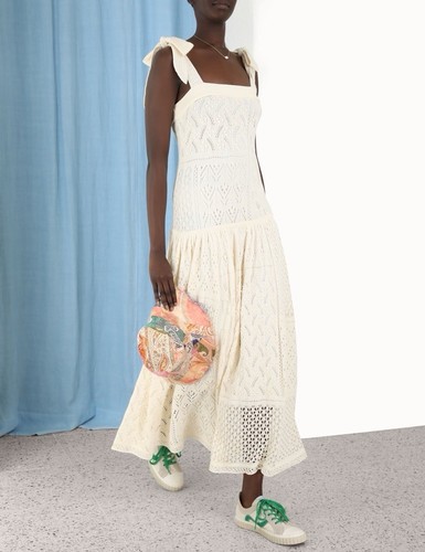 Zimmermann kleid midi - zimmermann,