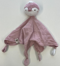 FEHN Schmusetuch  PINGUIN rosa