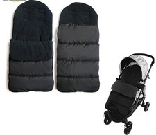 Sommerfußsack Fußsack Babyfußsack für Babyschale Kinderwagen BabyFußsack,Schwarz