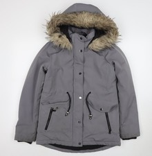Primark Damen Parka Jacke grau