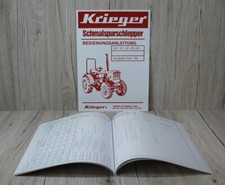 Krieger Bedienungsanleitung für Traktor KS 33  42  45 (A) mit und ohne Allrad.