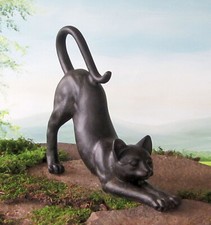 Katze gebeugt L:26cm Figur