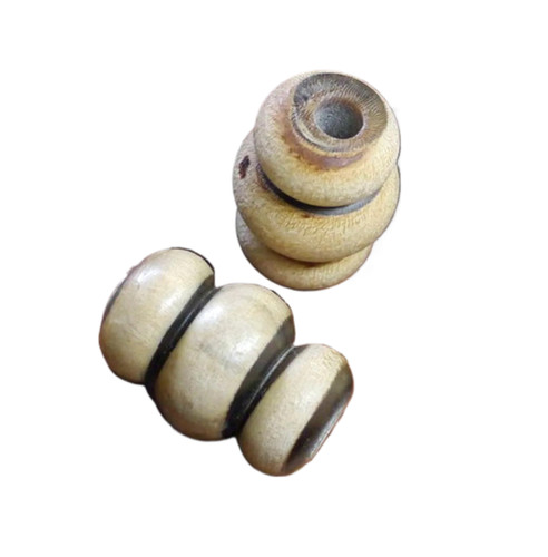 4stck hornperlen farbe natur - 4stck,