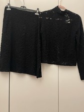 Kathleen Madden Strick 2-Teiler schwarz Gr. L - neu