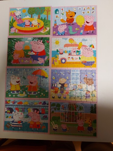 Peppa wutz puzzel stück - peppa, 8x
