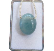 Aquamarin Cabochon Anhänger