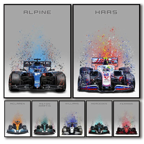 Poster formel rennwagen - poster, 1