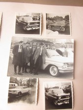 42759 5x  orig Foto Autos US Cars Messe März 1962 Leipzig gut Straßenbahn