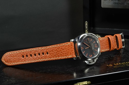 Uhrenarmband echt leder carabu - uhrenarmband,
