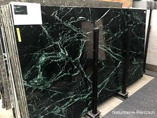 Tischplatte Marmor Naturstein grün geadert für Couchtisch Beistelltisch Platte