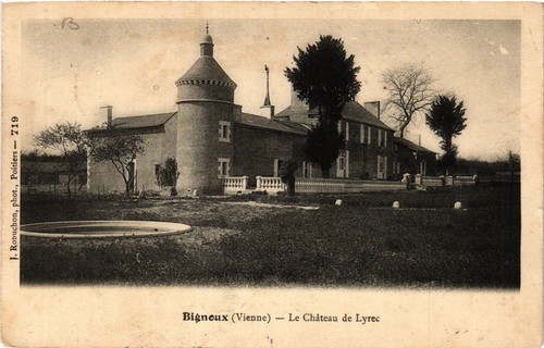Cpa bignoux le chateau de - cpa,