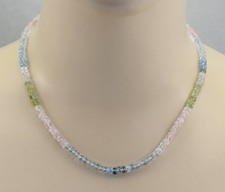  Beryll-Edelsteinkette