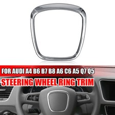 1X Silver Car Steering Wheel