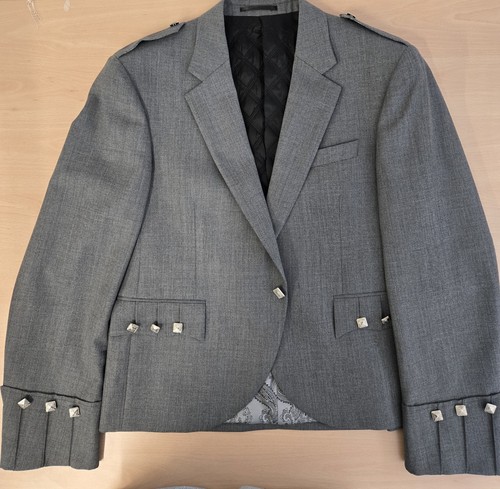 Scottish argyll jacke grau - scottish,