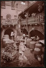 Ansicht Meißen i. Sa., Innenhif von Vincenz Richter Weinkelterei, Weinpresse 