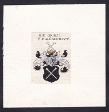 Griebel von Kalckreuth Wappen