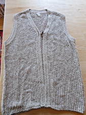 Ärmellose Weste Damen  Gr 42 beige