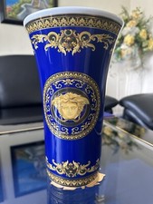Rosenthal meets Versace Medusa Blau rund 26 cm Neupreis 479€