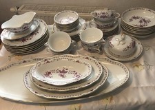 Hutschenreuther Maria Theresia Linderhof Vitrinenware Großes Set 46 Teile