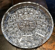 Kristall Glas Schale (Platte)