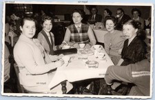 Women having coffee and