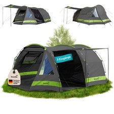 Skandika Kambo 4 Personen Familienzelt Campingzelt Tunnel Moskitonetz B-Ware