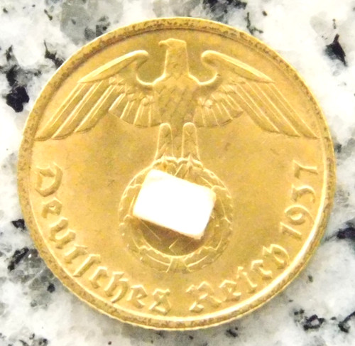 Reichspfennig 1937 messing - 5,