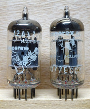 2X: Amperex ECC83 PHILIPS made