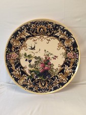 Keramik Prunk Wandteller um 1900 Obst Stillleben Motiv | Rudolf Ditmar, Znaim 