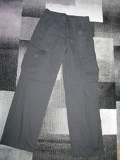 Damen cargo hose schwarz - h+m,