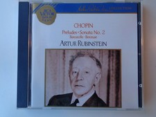 Musik CD - Artur Rubinstein - Chopin - Preludes, Sonata No. 2