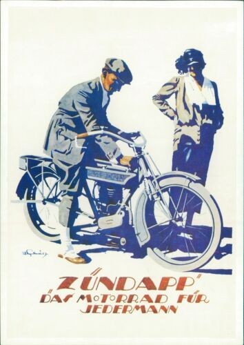 Ansichtskarte zündapp das - ansichtskarte,
