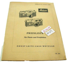 Leica leitz leaflet prospekt - leica,
