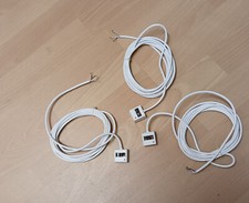Aritech Glasbruchsensor Glasbruchmelder  Kabel 2 m, weiß mit Kontrolleuchte
