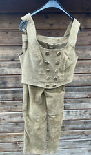 Leder Dirndl, 2-teilig, gebraucht, Größe 38, gut erhalten