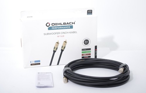 Oehlbach subwoofer cinch kabel - subwoofer, cinch-kabel