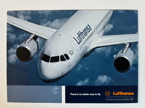 Lufthansa postkarte airbus - lufthansa,