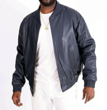 Leder herren bomberjacke - herren,
