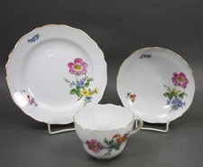 Meissen kaffeegedeck tlg - kaffeegedeck, 3-tlg