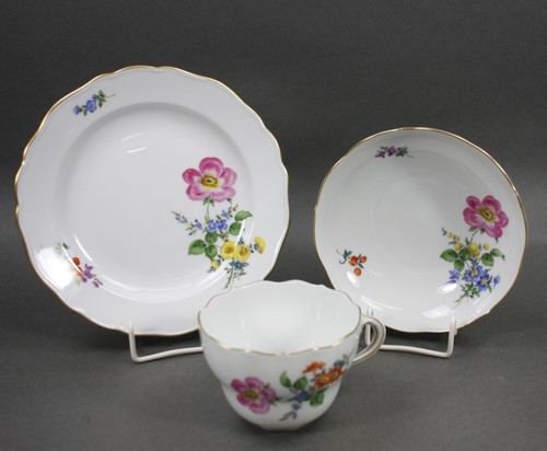 Meissen kaffeegedeck tlg - kaffeegedeck, 3-tlg
