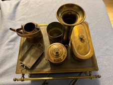 Antike schöne Puppenküche Blech Herd