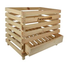 Kartoffelkiste aus holz - aus,