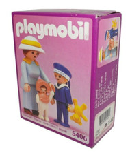 Playmobil 5406 Viktorianische Mutter mit Kindern Sohn Tochter 1990 Vintage 
