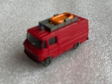 Wiking H0 27 Mercedes MB Feuerwehr FW RW mit Schlauchboot Rettungsboot