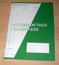 A4 28 Blatt Ausbildungsnachweis - IHK - Tätigkeitsbericht - täglich Berichtsheft