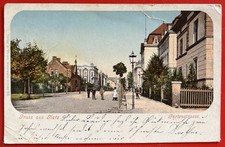 LITHO-AK Glatz / Kłodzko / Niederschlesien - Gartenstrasse - Kłodzki Mittelwalde