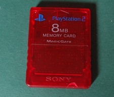 Original Sony Memory Card 8 MB ROT SCPH-10020 Speicherkarte Playstation 2 PS2