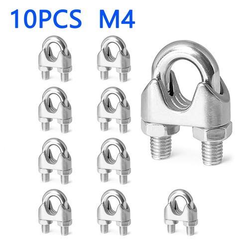 10x drahtseilklemme - 10x,