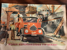 Robur-Nutzfahrzeuge Typ Garant Prospekt von 1957