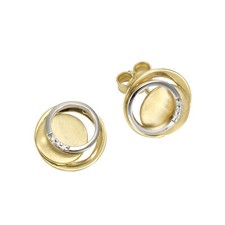 Ohrstecker Ohrring Damen Gold